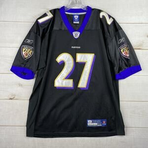 REEBOK Baltimore Ravens Ray Rice #27 NFL On Field Home Football Jersey 52 XL/XXL